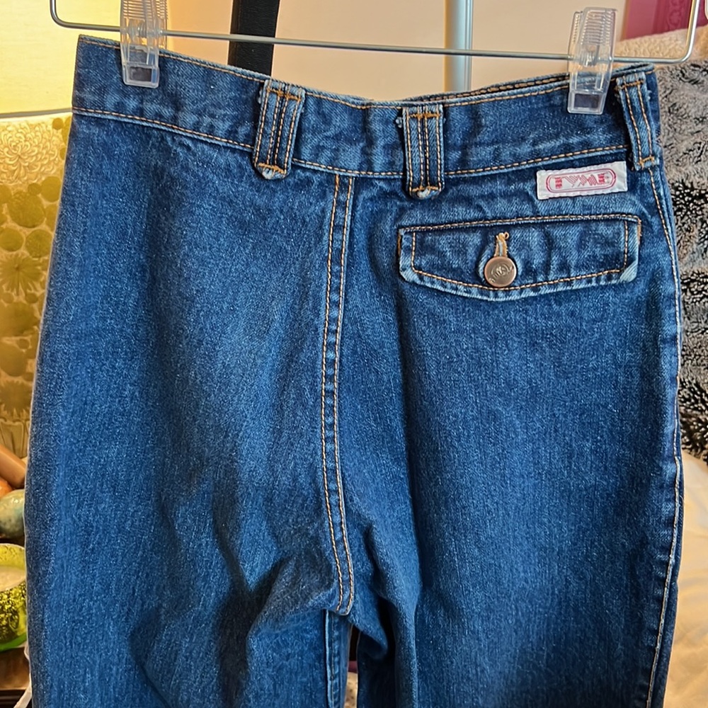 SALE!! DEAL!! RARE Vtg TYME 70s 80s ﻿High Waisted Jeans - Picture 5 of 9
